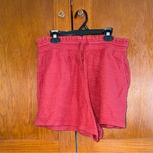 Summer Burgandy Aerie shorts